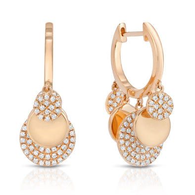 14KT YELLOW GOLD JENNY EARRINGS