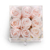 Preserved Roses Box of 9, with Ferrero Rocher Chocolates
